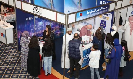 Applied Science University participates in the Higher Education Jobs Fair in the Kingdom of Saudi Arabia